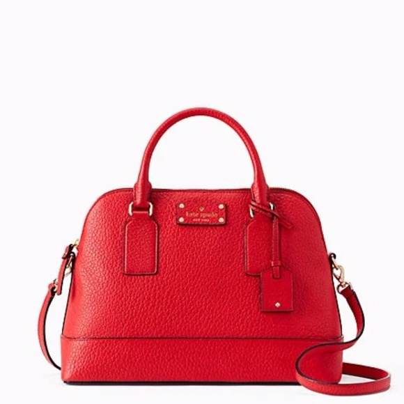 kate spade Handbags - Kate Spade Red Bay Street Rachelle Leather Satchel